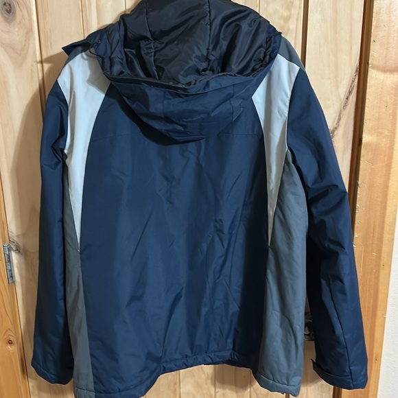 Tek Gear Men's Blue and Gray Heavy Coat - Picture 4 of 5